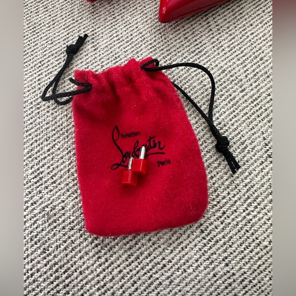 Christian Louboutin Kate 85 Patent red *New* 37.5 size - Picture 11 of 11